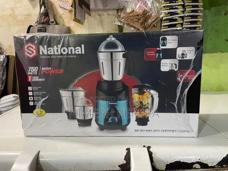 National 750W High Power 4-Jar Mixer Grinder