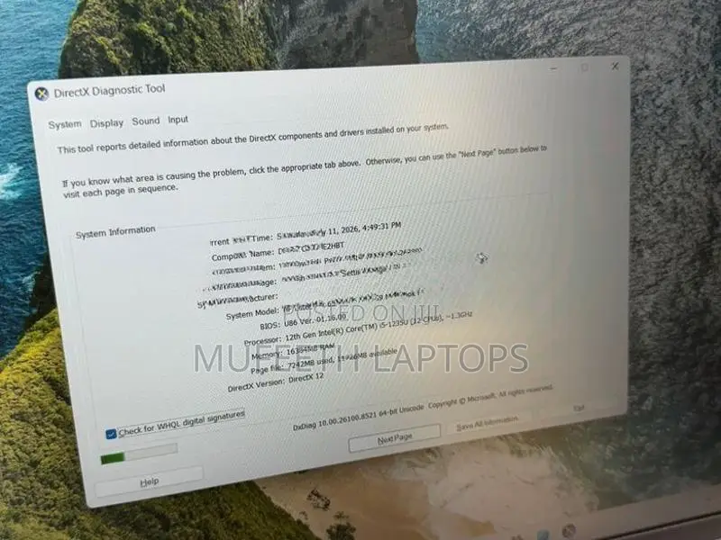 HP Elitebook i5 12Gen 16/512GB 15.6”FHD Display