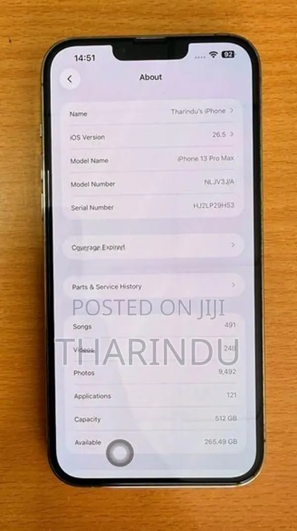Apple iPhone 13 Pro Max 512GB (Used)