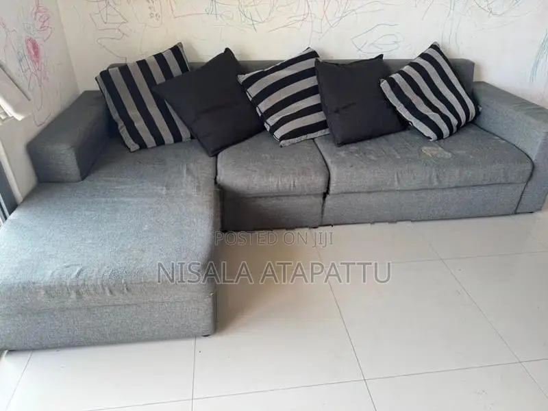 L Sofa with Bar Chair