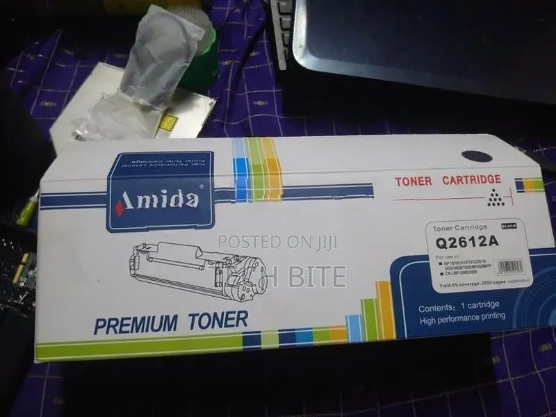 Amida Q2612A Toner Cartridge for HP 1020 with Canon LBP2900 - Black