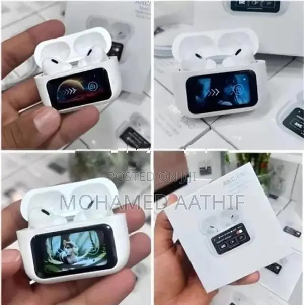 ANC/ENC AirPods Pro 2 Wireless Bluetooth Earbuds with Digital Display