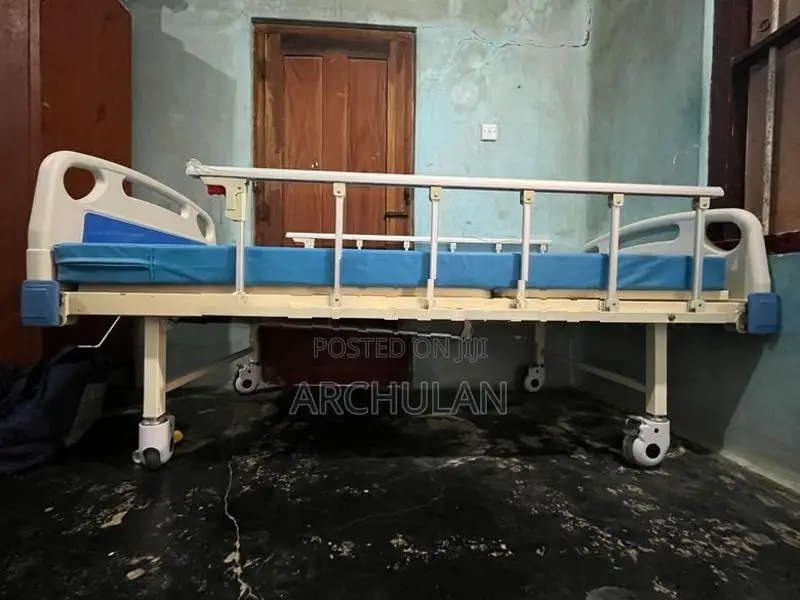 Head Side Adjustable Patient Bed with Mattress