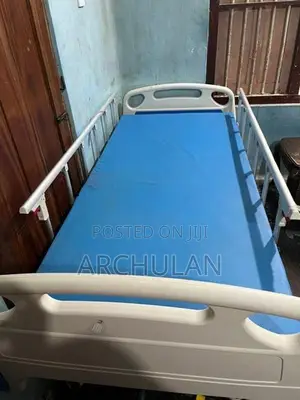 Head Side Adjustable Patient Bed with Mattress
