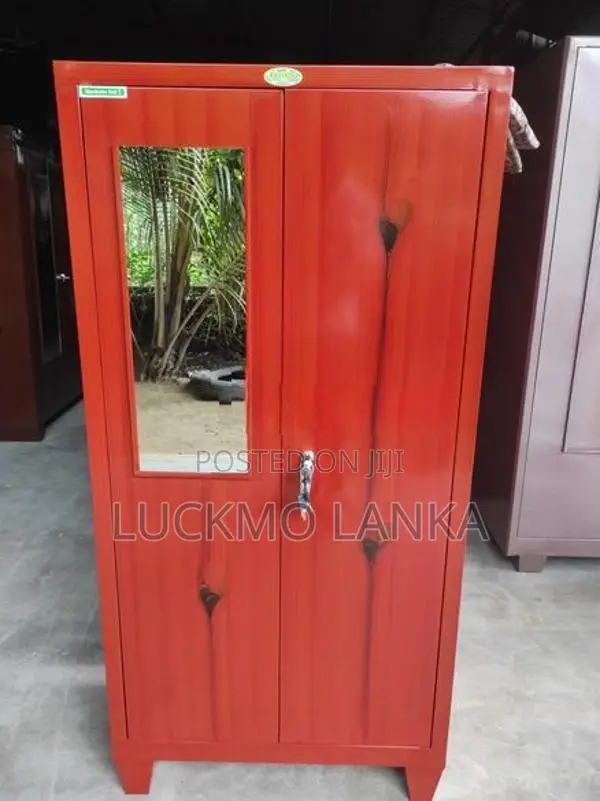 New 5x2.5 Size Steel Cupboard With Mirror (O3)