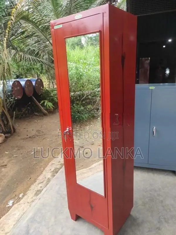 New 6x1.5 Size One Door Steel Cupboard With Mirror (O5)