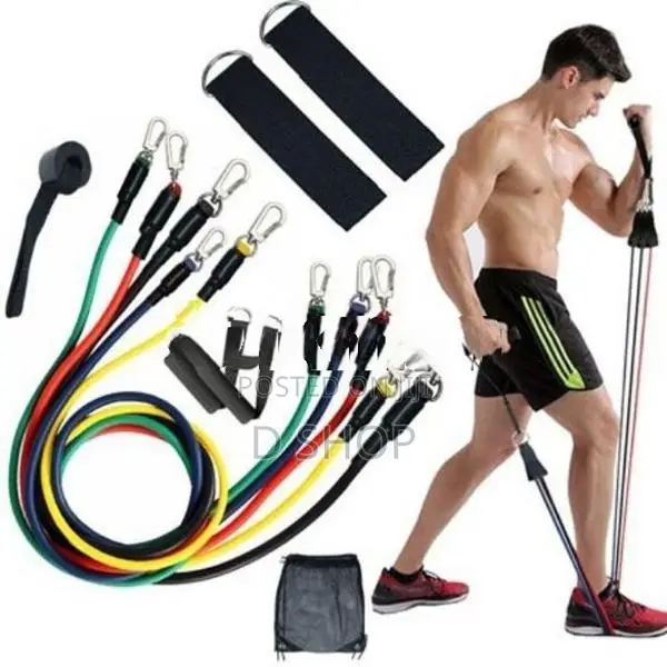 11 Pcs Power Resistance Band - Exerciser GYM