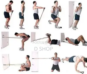 11 Pcs Power Resistance Band - Exerciser GYM