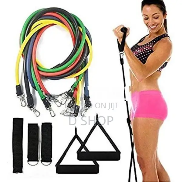 11 Pcs Power Resistance Band - Exerciser GYM