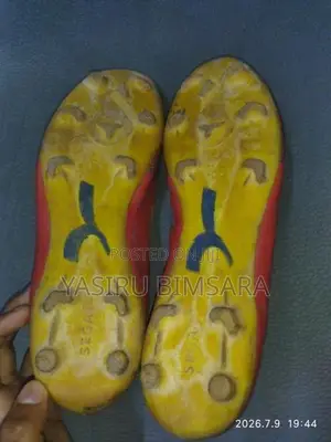 Spectra Football/Rugby Boots - Red with Yellow