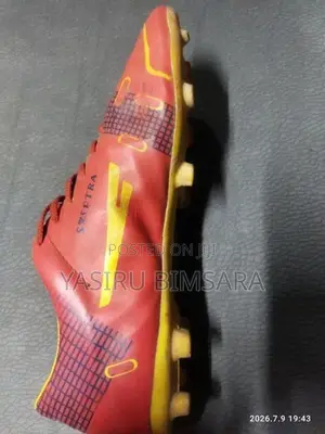 Spectra Football/Rugby Boots - Red with Yellow