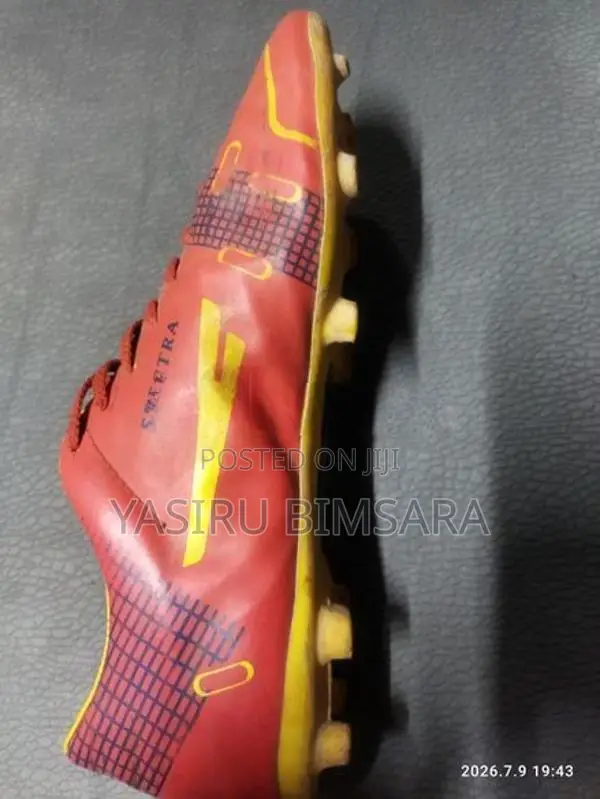 Spectra Football/Rugby Boots - Red with Yellow