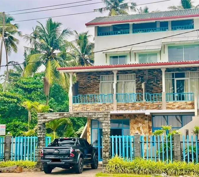 Luxury 4-Storey Beachfront Villa for Sale in Hikkaduwa, Peraliya