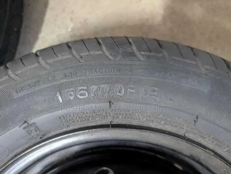 12" Steel Rims with Tires