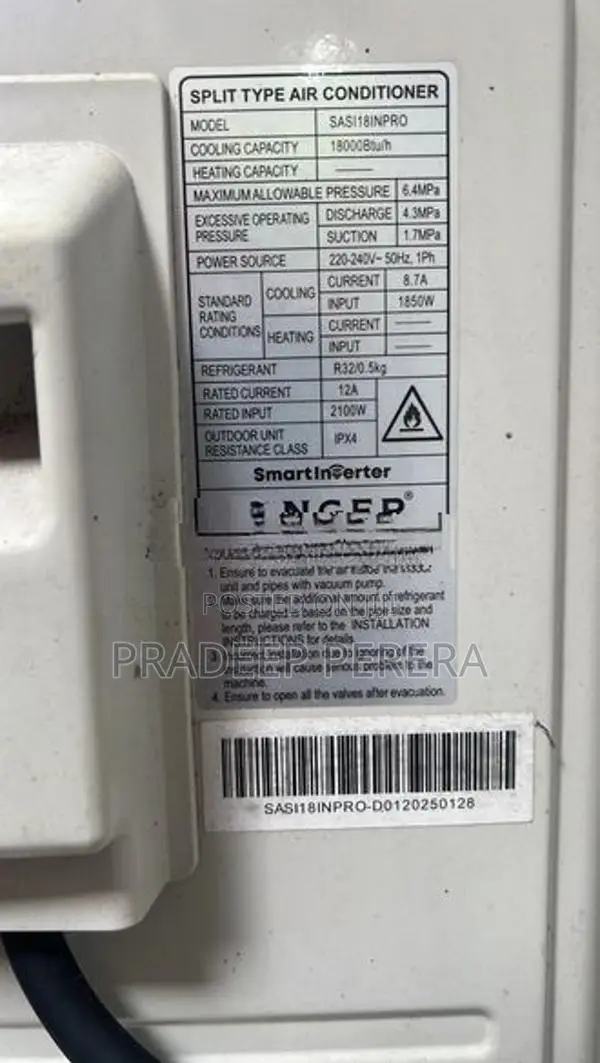 Singer 18000 BTU Air Conditioner