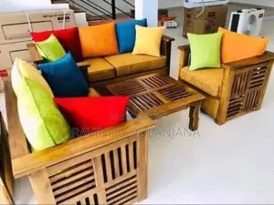 Teak Box Sofa Set