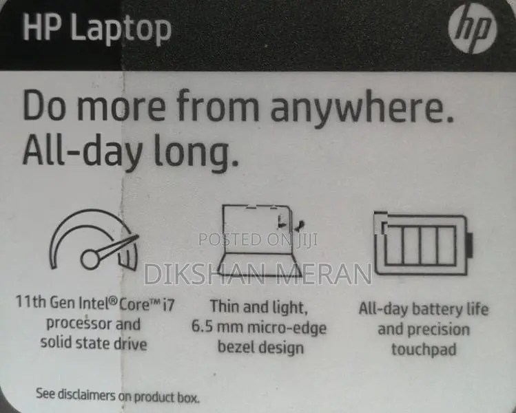 HP 15 Core i7 11th Gen 16GB RAM 1TB SSD Touch
