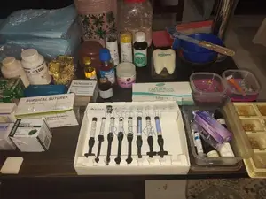 Dental Chair with Accessories