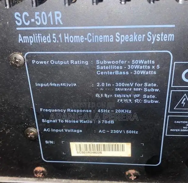 Big 5.1 Multimedia Sub Woofer