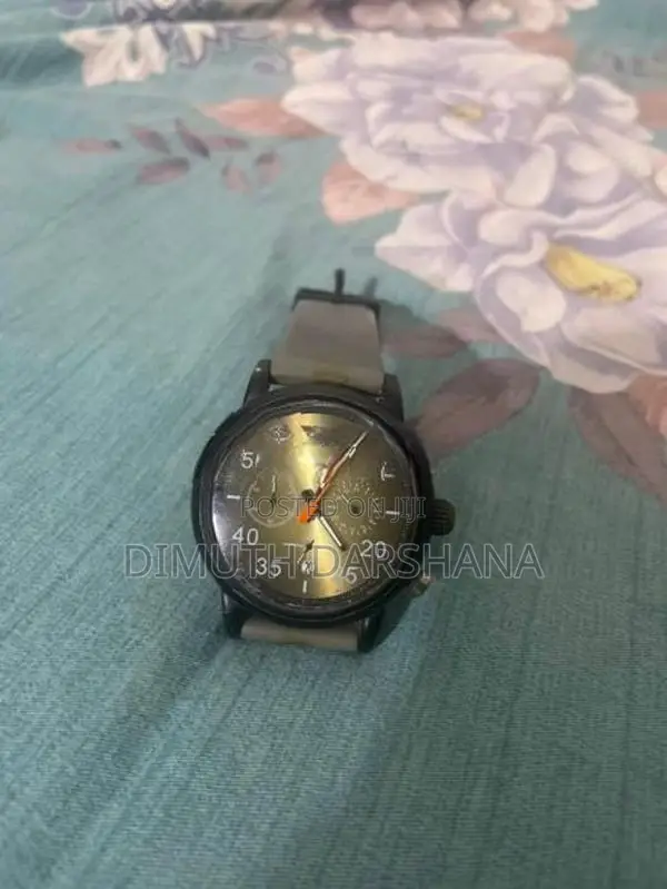 Emporio Armani Chronograph Grey Silicone Watch