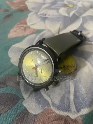 Emporio Armani Chronograph Grey Silicone Watch