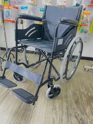 Wheelchair Powder Corted Black Safety Belt (Does Not Rust) මළ නොබැදේ