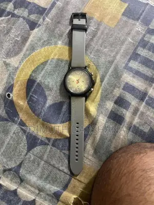 Emporio Armani Chronograph Grey Silicone Watch