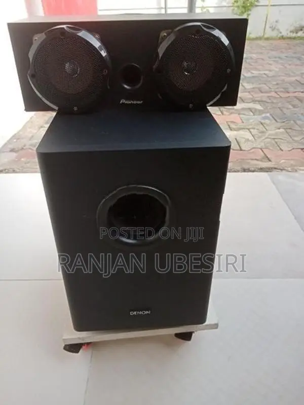Denon Pioneer Subwoofer Speaker Set