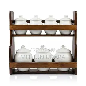 Wood Spice Rack- කුළු බඩු රාක්ක