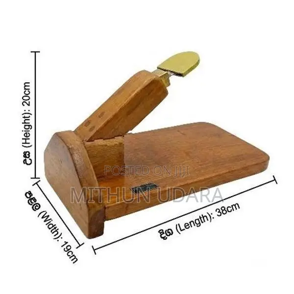 Wood Coconut Scraper