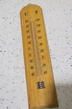 Traditional Wooden Wall Thermometer