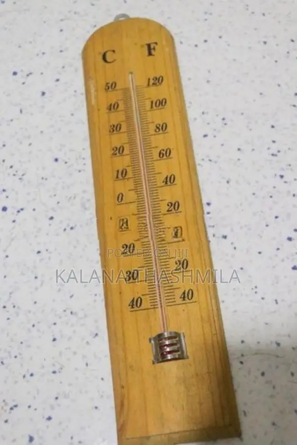Traditional Wooden Wall Thermometer