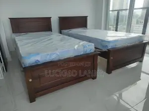 New 72x36 Teak Box Bed With Arpico Spring Mattress 7 Inches (P1)
