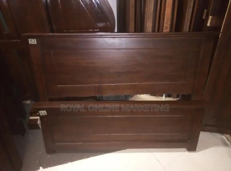 Teak Double Box Bed (B-5)