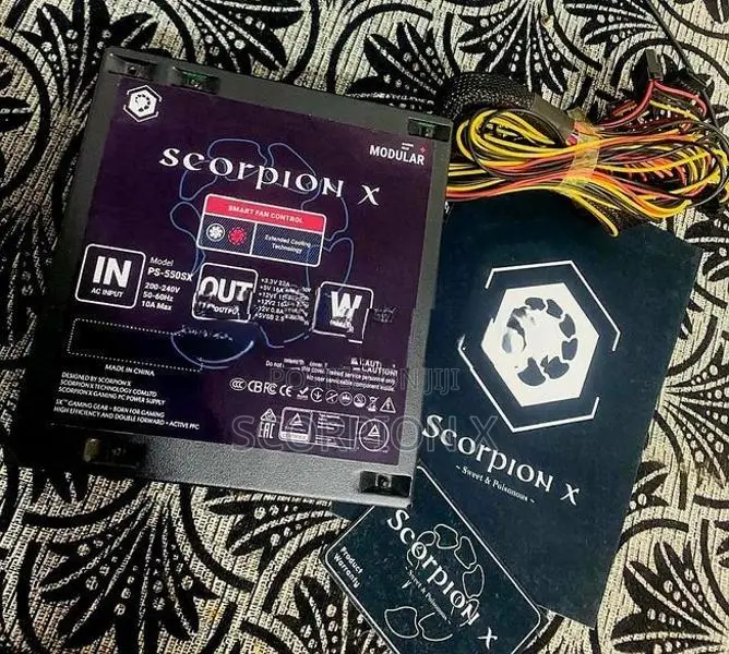 550W 80 Gold RGB Gaming Power Supply