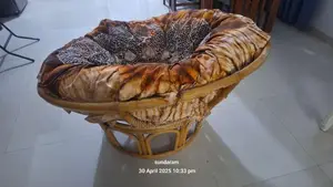 Round cane chair