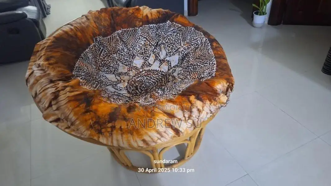 Round cane chair