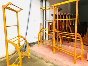 New wooden cloth rack L .