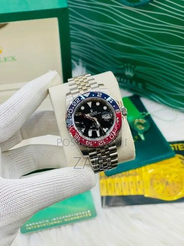 Rolex GMT Master || Pepsi Edition Swiss ETA Automatic Mens Watch