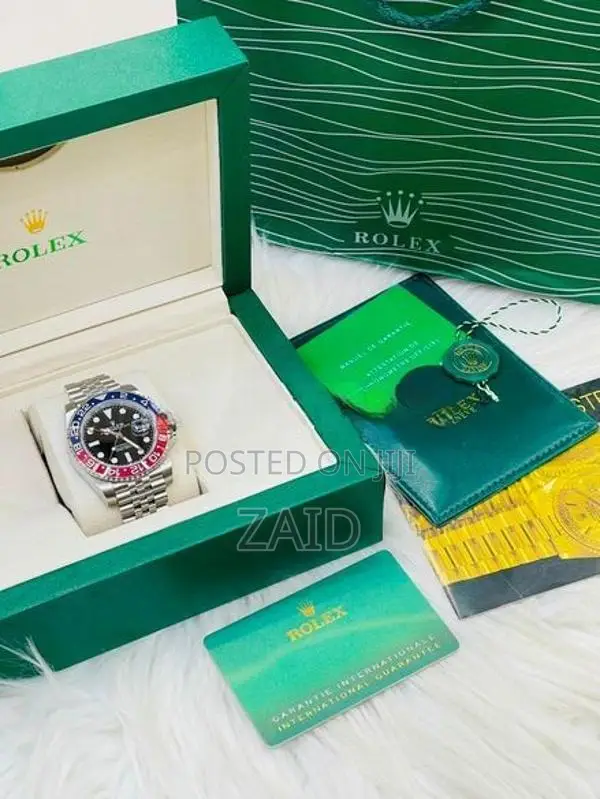 Rolex GMT Master || Pepsi Edition Swiss ETA Automatic Mens Watch