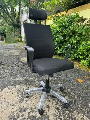 819A Head Rest Office Chair Blk