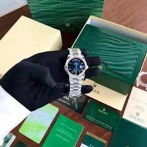 Rolex Day Date 41 Siver Blue Ambre Dial Swiss ETA Automatic Men’s Watc