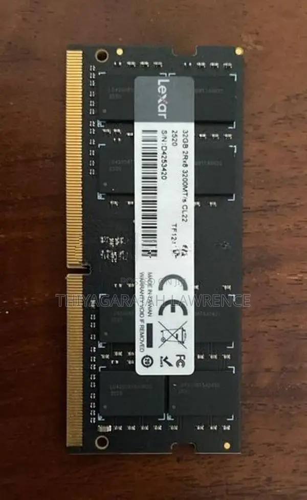 32 GB, DDR4 3200, Laptop Memory (RAM)