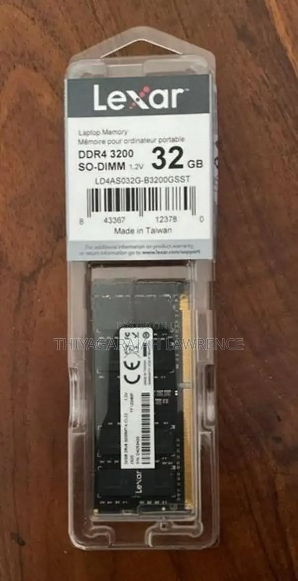 32 GB, DDR4 3200, Laptop Memory (RAM)