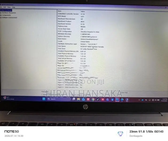 HP 250g10 Laptop