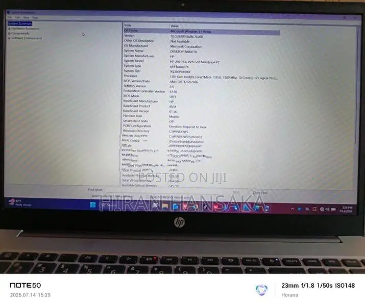HP 250g10 Laptop