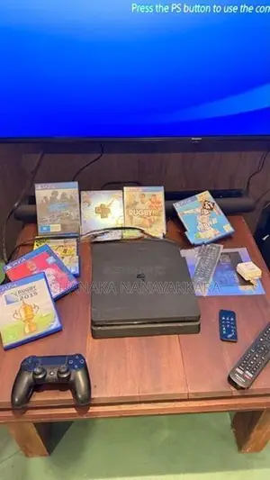 Sony Ps4 with Hisense 50" 4 K Tv {used}