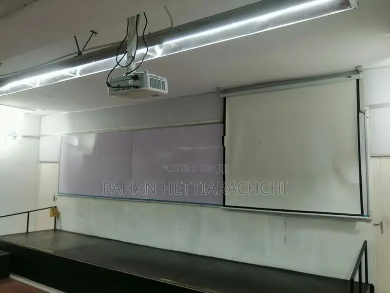 White Board With Stand Stage Lights