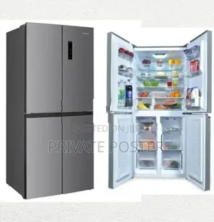 HILUX (Designed in Italy) 424 Litre 4 Door Inverter Refrigerator with 
