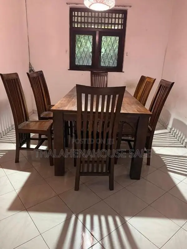 Teak 8 Seater Dining Table with Chairs